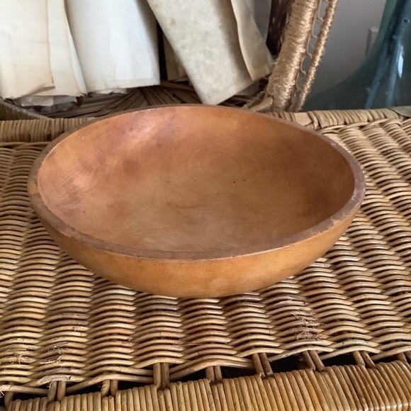 Vintage Boho Nevco Wood Salad Serving Set Bowls - Picture 4 of 6